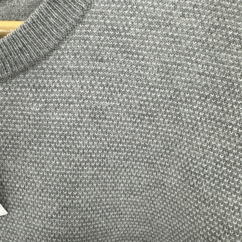 Nordstrom Signature Mens Size 2XL NWT 25% Wool Blend Gray Sweater Birdseye Print